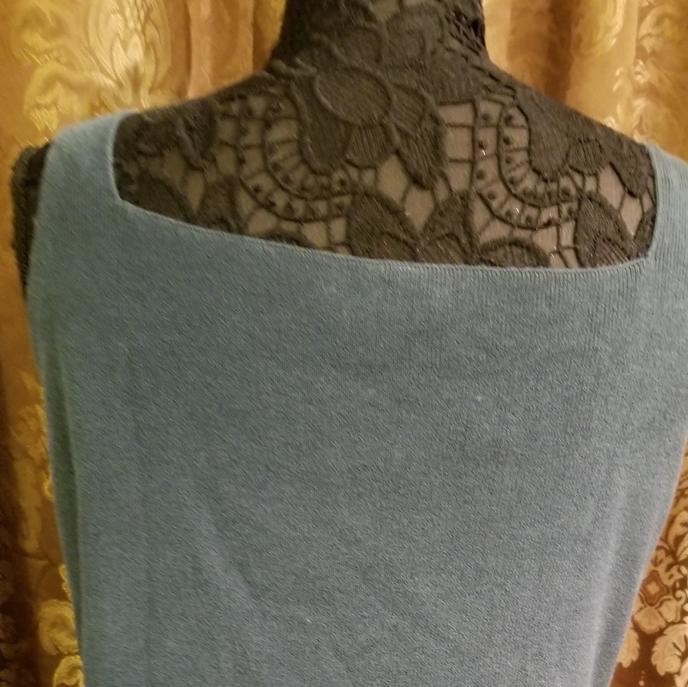 Emanuel Ungaro blue top